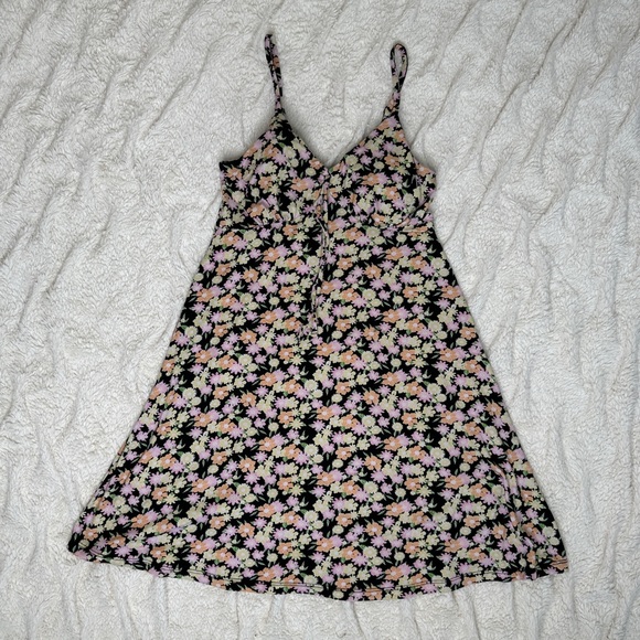 No Boundaries Dresses & Skirts - Y2K Women‎ Mini Dress S Floral Black Multi color Baby Doll No Boundaries